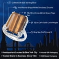 thumbnail image 2 of Gem Stone King 12.50 Ct Emerald Cut Brown Tiger Eye 925 Sterling Silver Ring, 2 of 5
