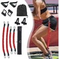 thumbnail image 2 of Yellow 35lb-40lb Body Exercise Resistance Band Set Leg Strength Boxing Training Jump Fitness Crossfi, 2 of 3
