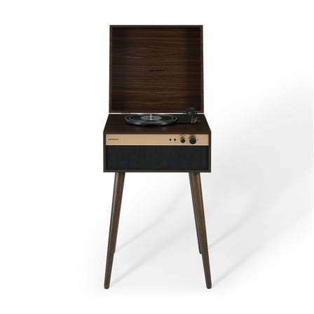 Crosley Jasper Vinyl Record Player with Speakers and Wireless Bluetooth - Audio Turntables