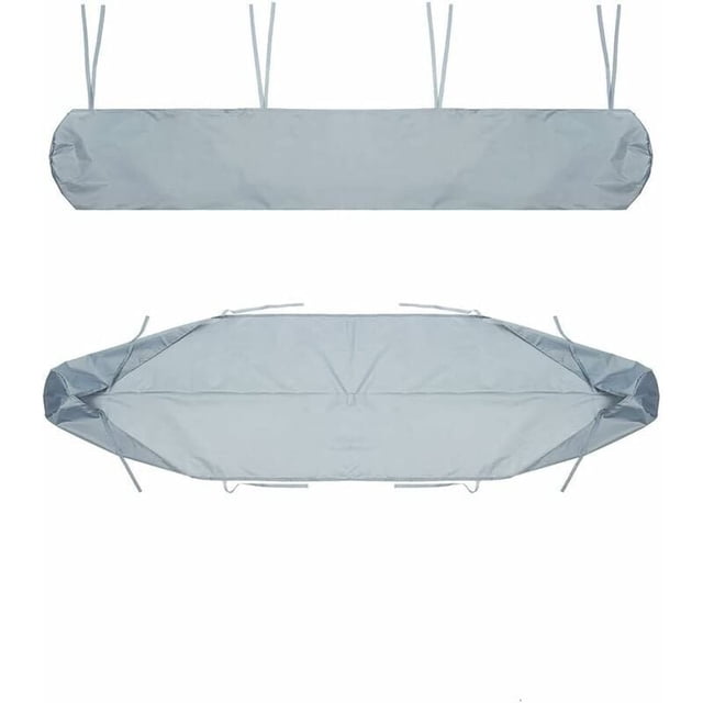 Sac de Protection pour Auvent, Housse de Rangement Grise 5m pour Auvent Rétractable Manuel Imperméable Anti-Poussière pour Auvent de Patio