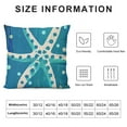 thumbnail image 5 of Summer Starfish Decorative Throw Pillow Covers Set of , Life is Better at The Beach Blue Porch Outdoor Pillowcase, Nautical Farmhouse Rustic Cushion Case Home Decor, 5 of 5