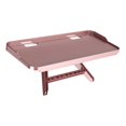 thumbnail image 3 of Estante superior de pantalla antideslizante ajustable para cajas de TV, estante de almacenamiento superior para cajas multimedia Oro rosa, 3 of 9