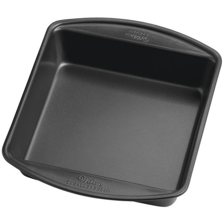  Wilton Perfect Results Premium Non-Stick Bakeware Square Cake  Pan, Will Heat Evenly for Years of Quality Baking, 8-inches: Novelty Cake  Pans: Home & Kitchen