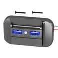 thumbnail image 4 of Adaptador para coche,Panel de salida USB para RV Adaptador de corriente USB tipo A tipo C,Cargador USB para coche,,camión,autobús,barco, 4 of 8