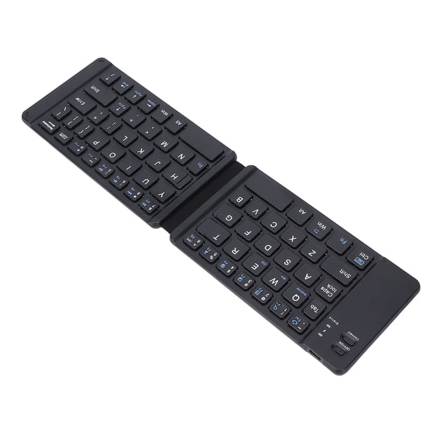 Foldable Keyboard ,Travel Keyboard BT3.0 Fast Typing Silent 120mAh Battery Compact Size Wide Compatibility Mini Keyboard