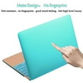 thumbnail image 3 of Macbook Pro Retina 15" Case Cover, iClover Rubberized Matte Hard Shell Plastic Case+Matching Keyboard Skin+LCD Screen Protector for Macbook Pro 15.4” with Retina Display(A1398),Turquoise Blue, 3 of 7