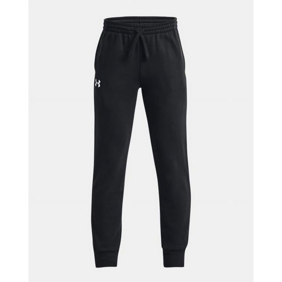 Boys 8-20 Under Armour Rival Fleece Joggers in Regular & Husky Color: Black White Size: SMALL
