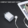 thumbnail image 3 of Cargador de pared USB GiGreen, paquete de 3, doble puerto, 5 V 2,1 A, 3 of 8