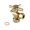 Brass, variant on Kingston Brass CC54401DX 5/8-Inch O.D. Comp x 1/2-Inch O.D. Comp Quarter-Turn Angle Shut-Off Valve in Polished Chrome