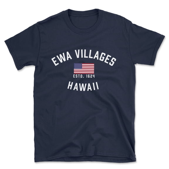 Ewa Villages Hawaii Patriot Men's Cotton T-Shirt