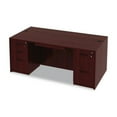 thumbnail image 2 of Alera Valencia Series Straight Front Desk Shell, 71" x 35.5" x 29.63", Mahogany, 2 of 10