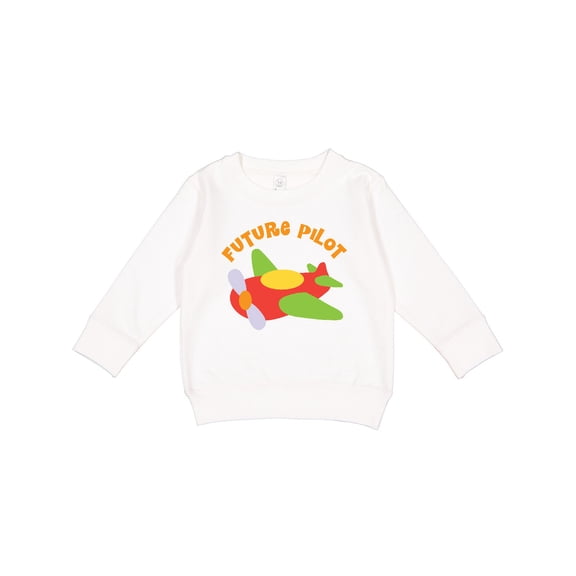 Inktastic Future Pilot Airplane Toddler Sweatshirt