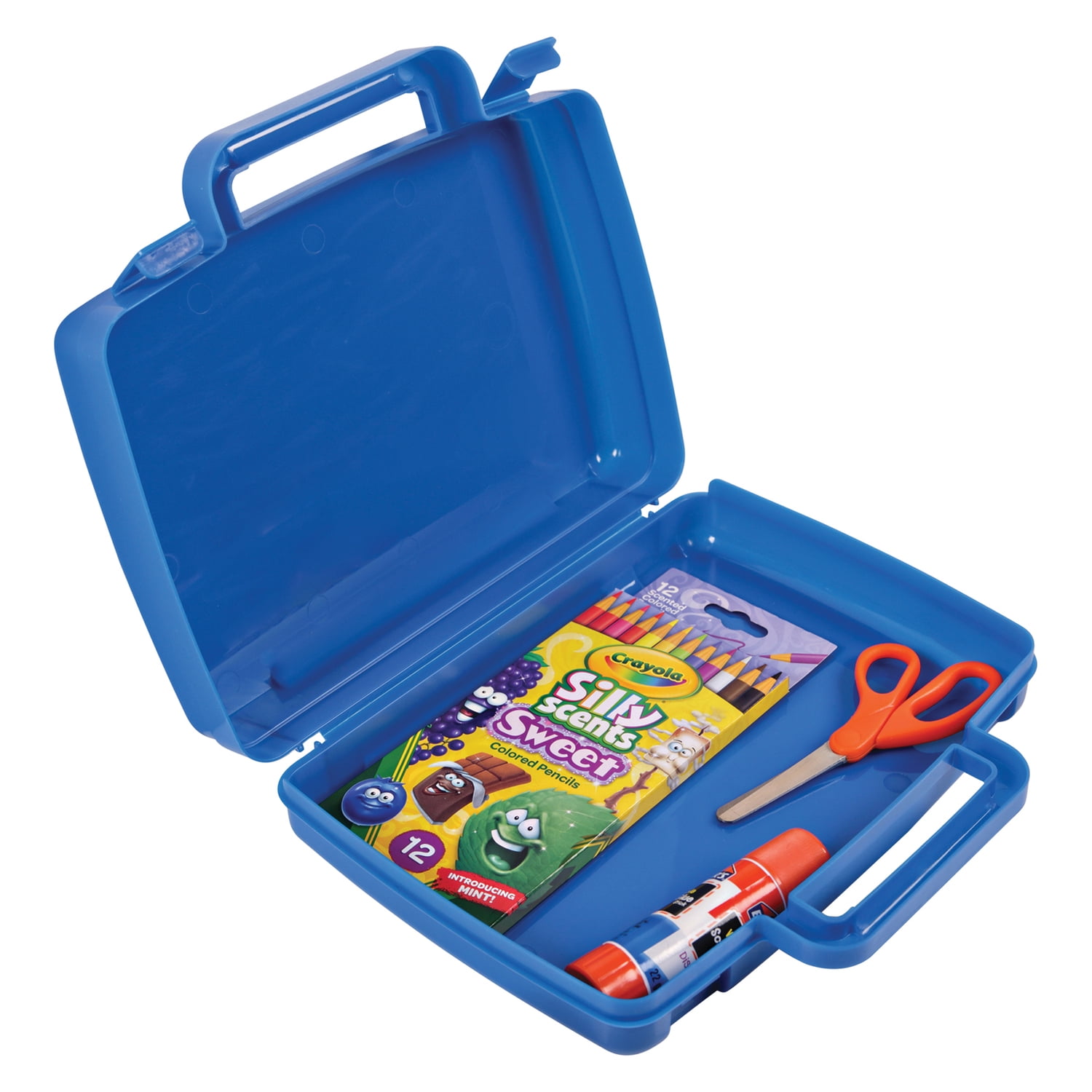 Deflecto 39506BLU Little Artist Antimicrobial Kids Storage Case (Blue)