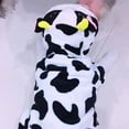 thumbnail image 4 of TELOLY Dog Clothes,Precise Tailoring Pet Pajamas,Skin-Friendly Material Comfortably Fits Pet鈥橲 Skin Pet Hoodies,Cow Print,S, 4 of 4