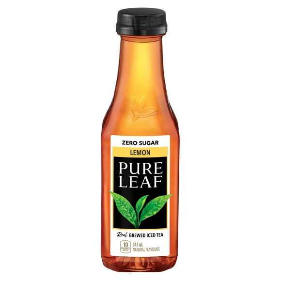 Pure Leaf Zero Sugar Lemon Iced Tea 547 mL, Bottle, 547mL