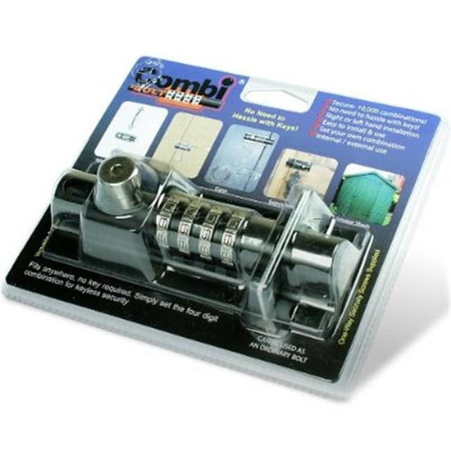 Combi-Bolt CB2000-CHR Combi-Bolt Verrou Coulissant en Chrome