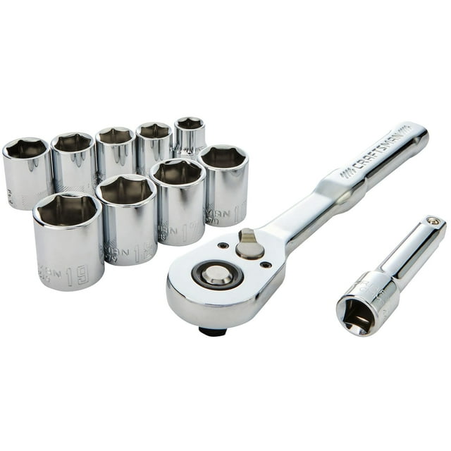 Juego de herramientas mecánicas Craftsman 3/8 Drive SAE, 11 piezas