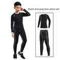 thumbnail image 2 of Mallas de entrenamiento para niños, ropa de secado rápido, ropa de otoño e invierno para niños, baloncesto, fútbol, ropa deportiva de fitness, traje para niños, 2 of 5