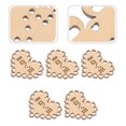 thumbnail image 2 of 5Pcs Wooden Cross Stitch Chips DIY Gift Wooden Chip Pendant Mini Cross-stitch Board, 2 of 8