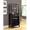 thumbnail image 2 of Monarch Specialties Bar Maison, Support A Vin, Unite De Rangement, Stratifié, Brun, Contemporain, Moderne, 2 of 2