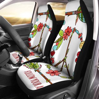 Peace Sign Seat Covers