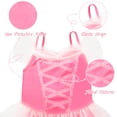 thumbnail image 2 of One Piece Swimsuit for Toddler Girls Pink Princess Swimming Costume Bathing Suit Kids 3-8 Years, 2 of 7