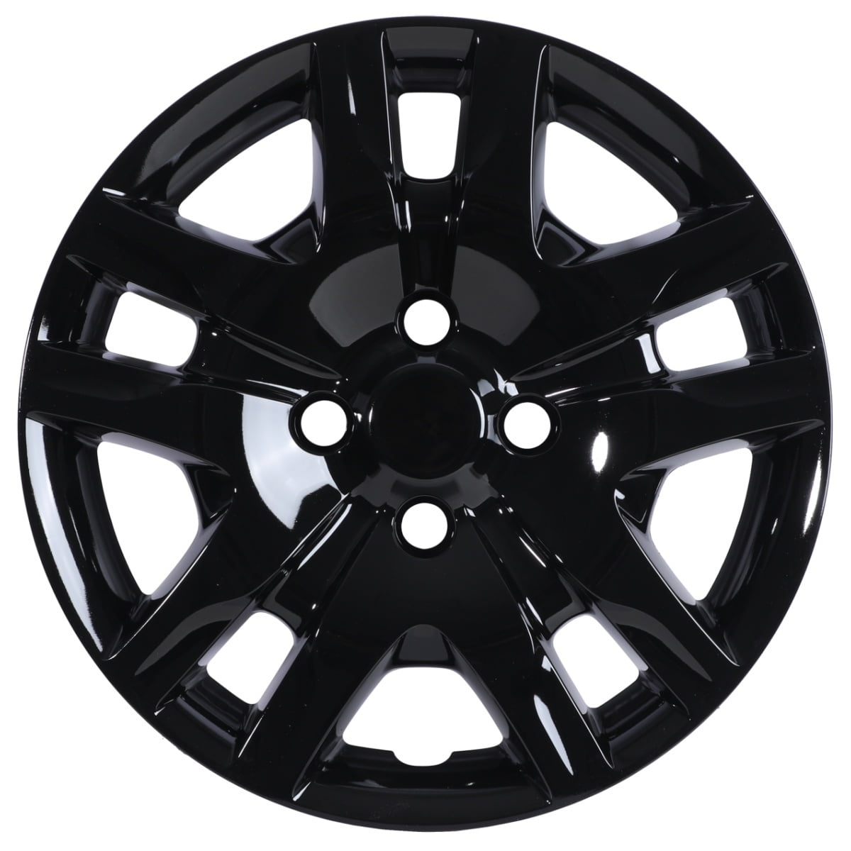 (4 Pack)16" Hubcaps Wheel Rims Cover for 2007-2012 Nissan Sentra Compatible with Steel Wheels Bolt on Installation(16-inch,Black Lacquer)