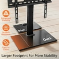 thumbnail image 4 of HOMOUNT Universal Tabletop TV Stand for 24-60 inch TVs, 5 Level Height Adjustable, Desktop TV Base with Tempered Glass Base, Max 400x400mm, Holds up to 88 lbs, 4 of 8