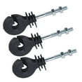 thumbnail image 1 of Electric Fence Insulator, 50Pcs M6 Fence Post Insulator Sun  Environmental Friendly  for Farm, 1 of 7