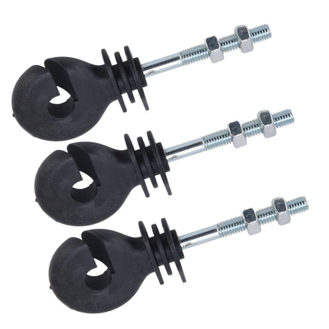 Electric Fence Insulator, 50Pcs M6 Fence Post Insulator Sun Environmental Friendly for Farm