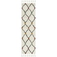 thumbnail image 2 of Safavieh  Handmade Casablanca Shag Bernita Tribal Wool Rug 2'3" x  8' 8' Runner Indoor,Runner,Handmade Living Room,Bedroom Runner, 2 of 4