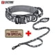 thumbnail image 2 of Military Tactical Dog Collar Nylon Adjustable Durable German Shepherd for Medium Large Outdoor Walking Training Pet Supplies ShopWise Round, 2 of 21