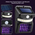 thumbnail image 2 of Lámpara de exterior Irfora 3 modos de energía solar para exteriores, luz eléctrica repelente de mosquitos, lámpara asesina, luz sensible adoptada y PIR Moiton Inductor, 3 modos de trabajo, 1200 mAh in Irfora Lámpara de exterior, 2 of 7