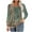 Green, variant on Wancir Women's Color Block Tunic Tops Casual Long Sleeve Shirts Round Neck Pullover