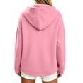 thumbnail image 4 of FNFYFH Women's Hoodies Half Zip Sweatshirt Hooded Loose Fit Long Sleeve Pullover Tops Cute Y2k Fall Clothes 2026, 4 of 5