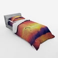 thumbnail image 2 of Ambesonne Sports Bedding Set 3 Pcs, Paragliding at Sunset, Twin, Orange, 2 of 2
