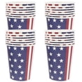 thumbnail image 3 of 24 uds, vasos de papel para fiestas temáticas del Día de la Independencia, vasos de papel para bebidas, suministros para fiestas, 3 of 6