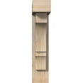 thumbnail image 2 of Ekena Millwork 5 1/2"W x 18"D x 26"H Balboa Block Smooth Bracket w/ Offset Brace, Douglas Fir, 2 of 25