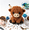 Highland Cattle, variant on 3D Beaded Animal DIY Kit – Tiny Bird & Animal Beading Craft Set, Handmade Mosaic Art, Stress Relief Creative Gift for Adults & Teens(Little Bird)