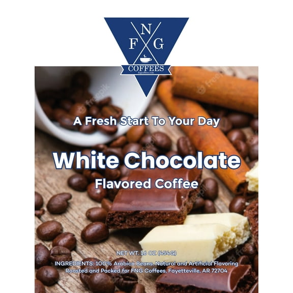 FNG Coffees- White Chocolate Flavored Coffee- Ground