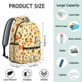 thumbnail image 6 of Donut Print Backpack for Women & Teens - Cute & Durable School Bag, Roomy for Books & Laptop, Trendy Donut Design, Comfortable Wear, Great Gift Idea, 6 of 6