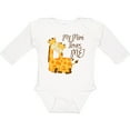 thumbnail image 3 of Inktastic My Mimi Loves Me Boys or Girls Long Sleeve Baby Bodysuit, 3 of 5