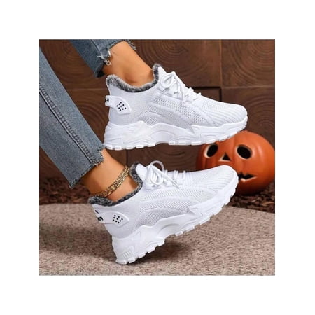 Women Sporty Sneakers Breathable Low-Top Soft Sole Comfort Running Shoes