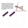 thumbnail image 7 of YAHHU 4‑Pack Thickened Back Stretching Strap – Auxiliary Training Rope for Wall, Waist, Leg & Yoga, Purple, 7 of 7
