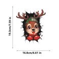 thumbnail image 3 of Matoen12 2025 Christmas Window Sticker Santa Claus Snowman Snow Window Sticker, 3 of 6