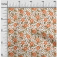 thumbnail image 2 of oneOone Cotton Poplin Orange Fabric Florals Sewing Craft Projects Fabric Prints By Yard 56 Inch Wide, 2 of 5