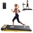 thumbnail image 1 of Walking Pad, 2-in-1 Under Desk Treadmill with Incline, Compact, 4 MPH Max Speed, 2.5 HP Motor Treadmill, Remote & LED Display, 1 of 11