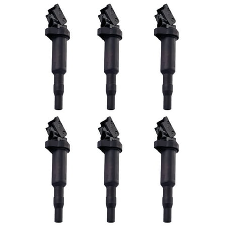 Set of 6 Ignition Coils For 2007 BMW 525i 3.0L L6 Compatible with UF592 C1638 (Built After 03/06 Production