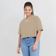 thumbnail image 6 of Women's Fanatics Khaki Cincinnati Bengals Elements Super Soft Boxy Cropped T-Shirt, 6 of 7