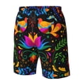 thumbnail image 5 of Naloa Mexican Flower Traditional1 Men's Beach Shorts, Surfing shorts, Swim trunks, Quick Dry Swim Trunks for Surfing Beach Fun - Medium, 5 of 9